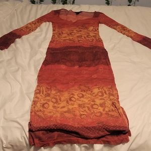 Moda International Sheer Bodycon Dress Medium